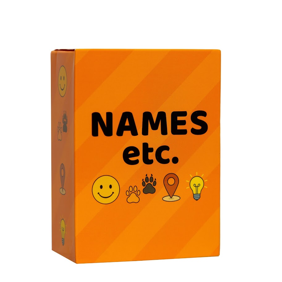 Names etc – Fast-Paced Family Card Game