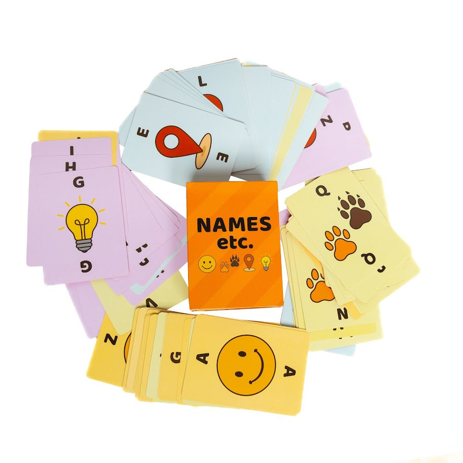 Names etc – Fast-Paced Family Card Game