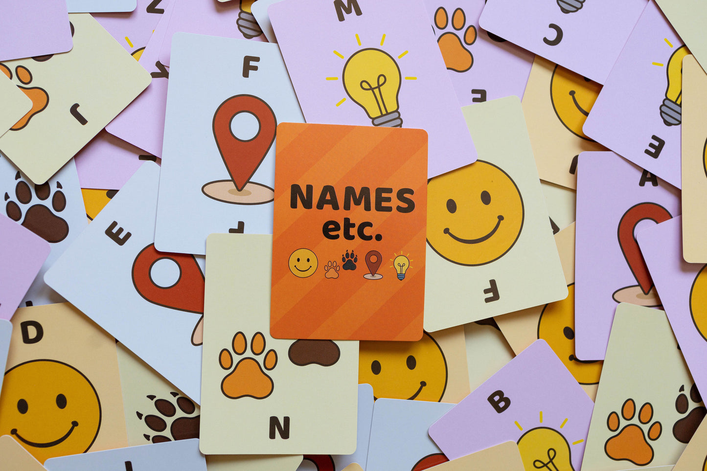 Names etc – Fast-Paced Family Card Game