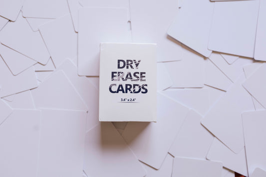 Dry Erase Cards – 100 Reusable Playing Cards