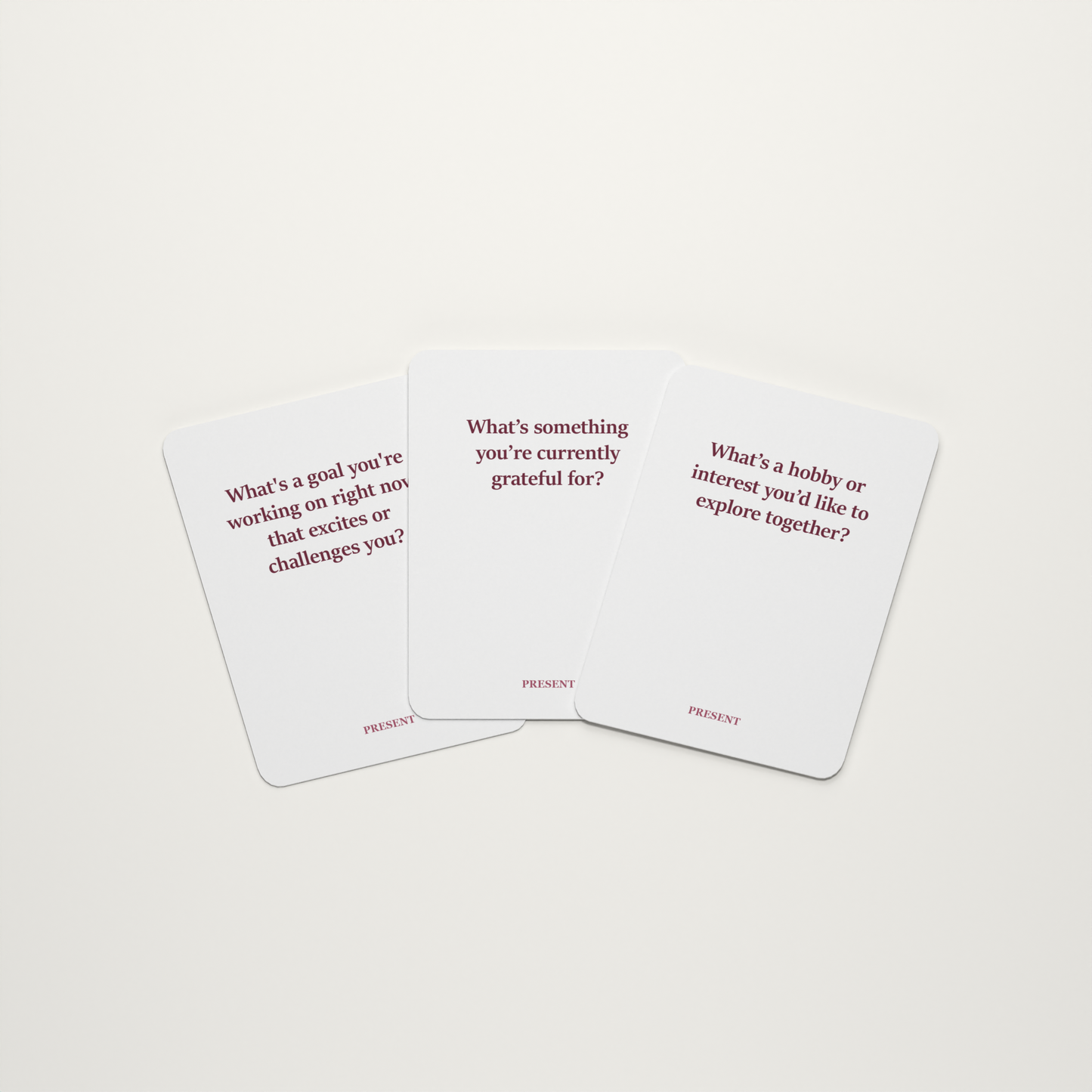 Past Present Future - Couples Convo Deck